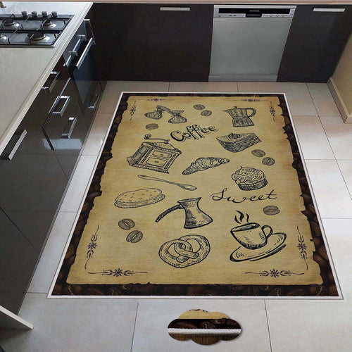 Tappeto da cucina Rektetrea 2124 Multicolore