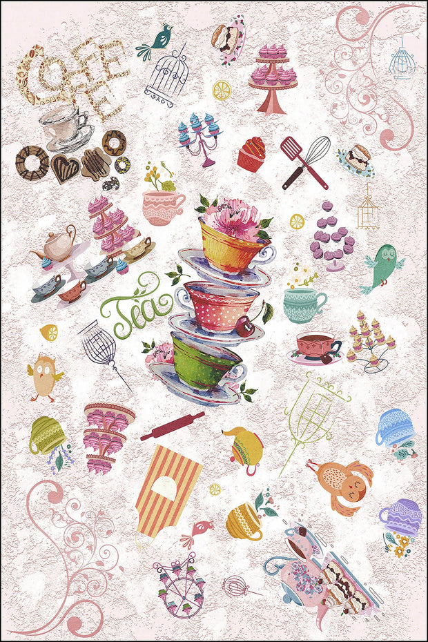 Tappeto da cucina Wook 243 Multicolore (1)