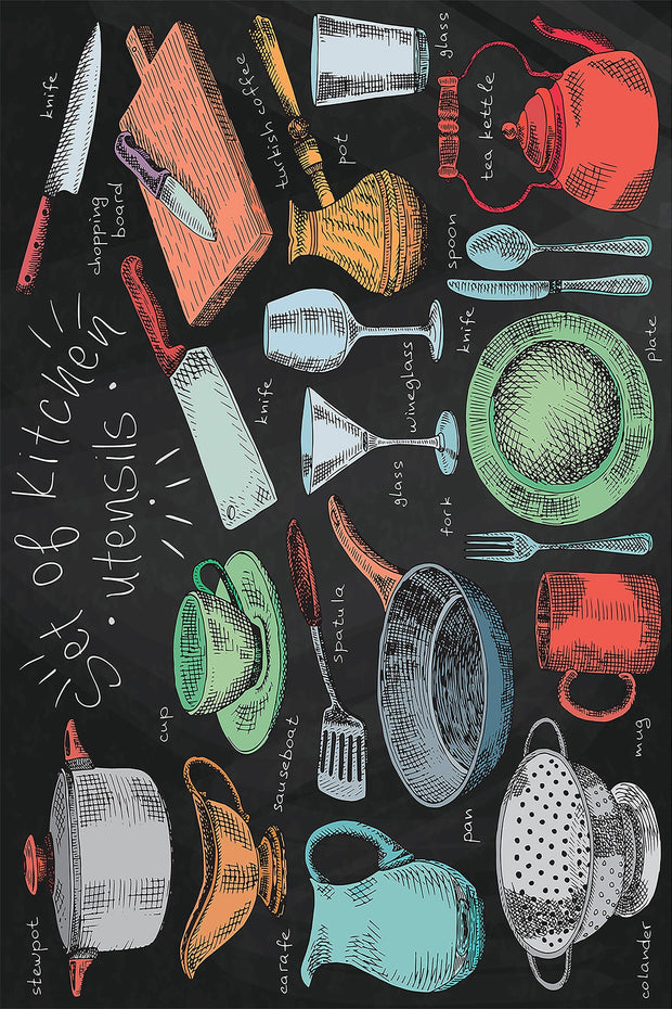 Tappeto da cucina Wook 246 Multicolore (1)