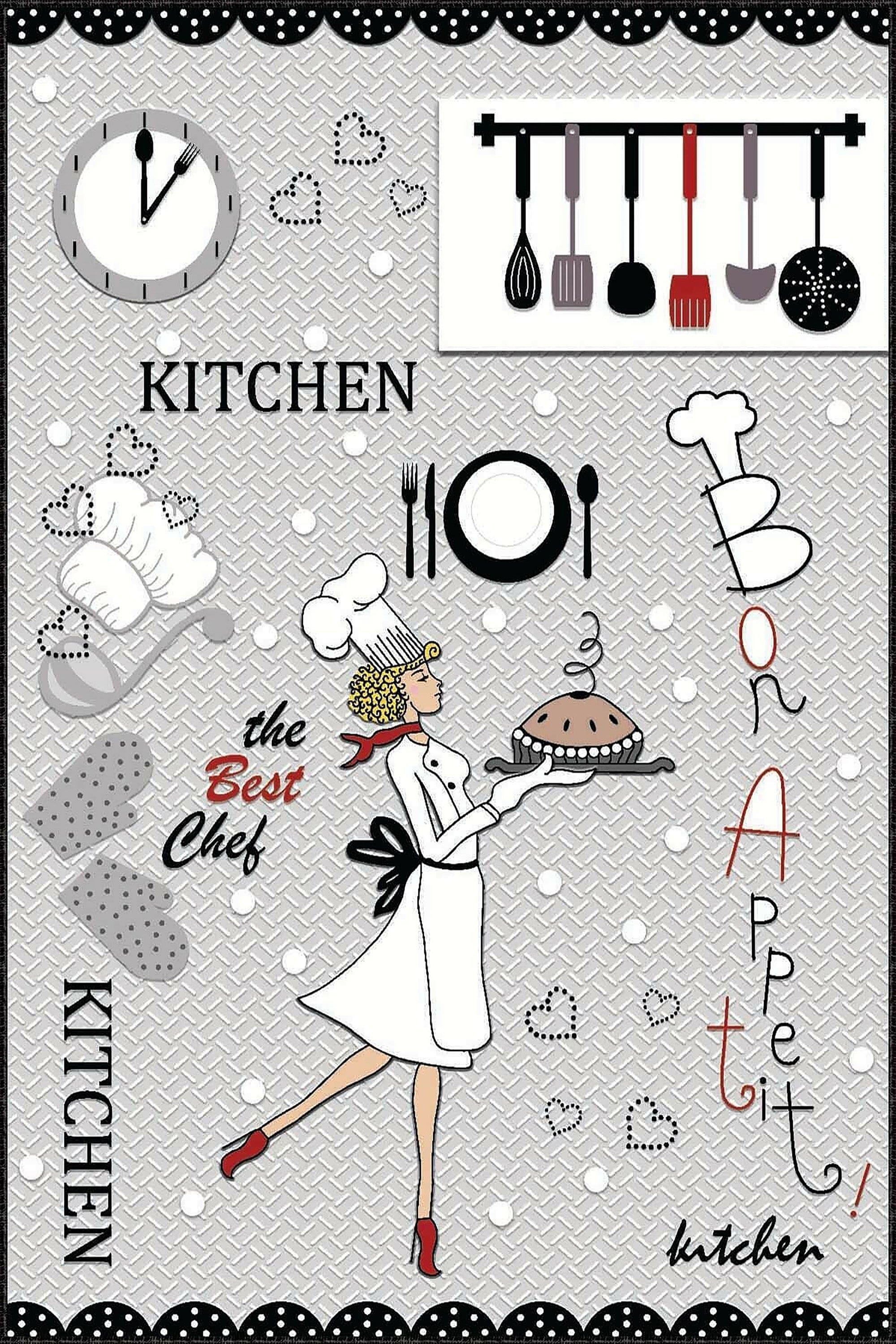 Tappeto da cucina Wook 256 Multicolore (1)