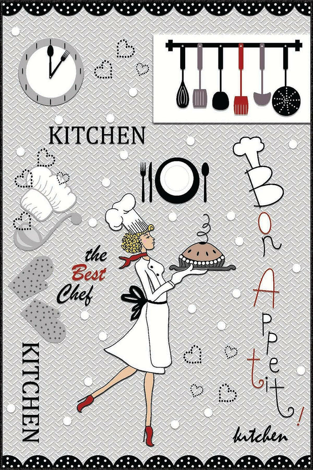 Tappeto da cucina Wook 256 Multicolore (1)