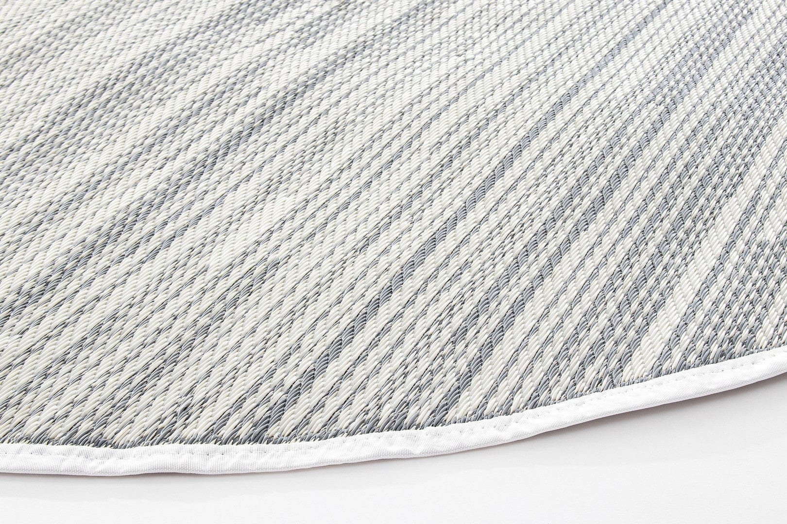 Bizzotto Tappeto da esterno Akilah Grigio, Ø180 cm