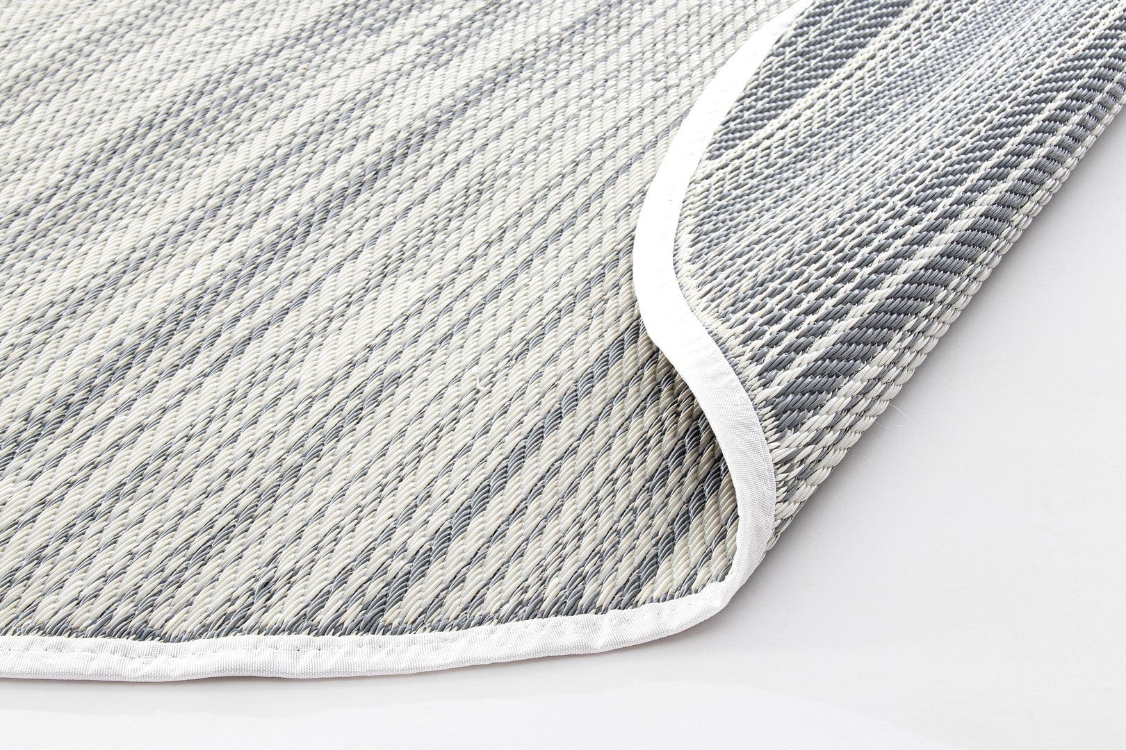Bizzotto Tappeto da esterno Akilah Grigio, Ø180 cm