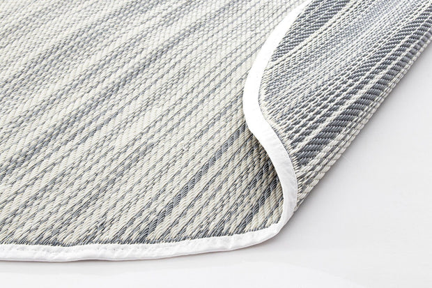 Bizzotto Tappeto da esterno Akilah Grigio, Ø180 cm
