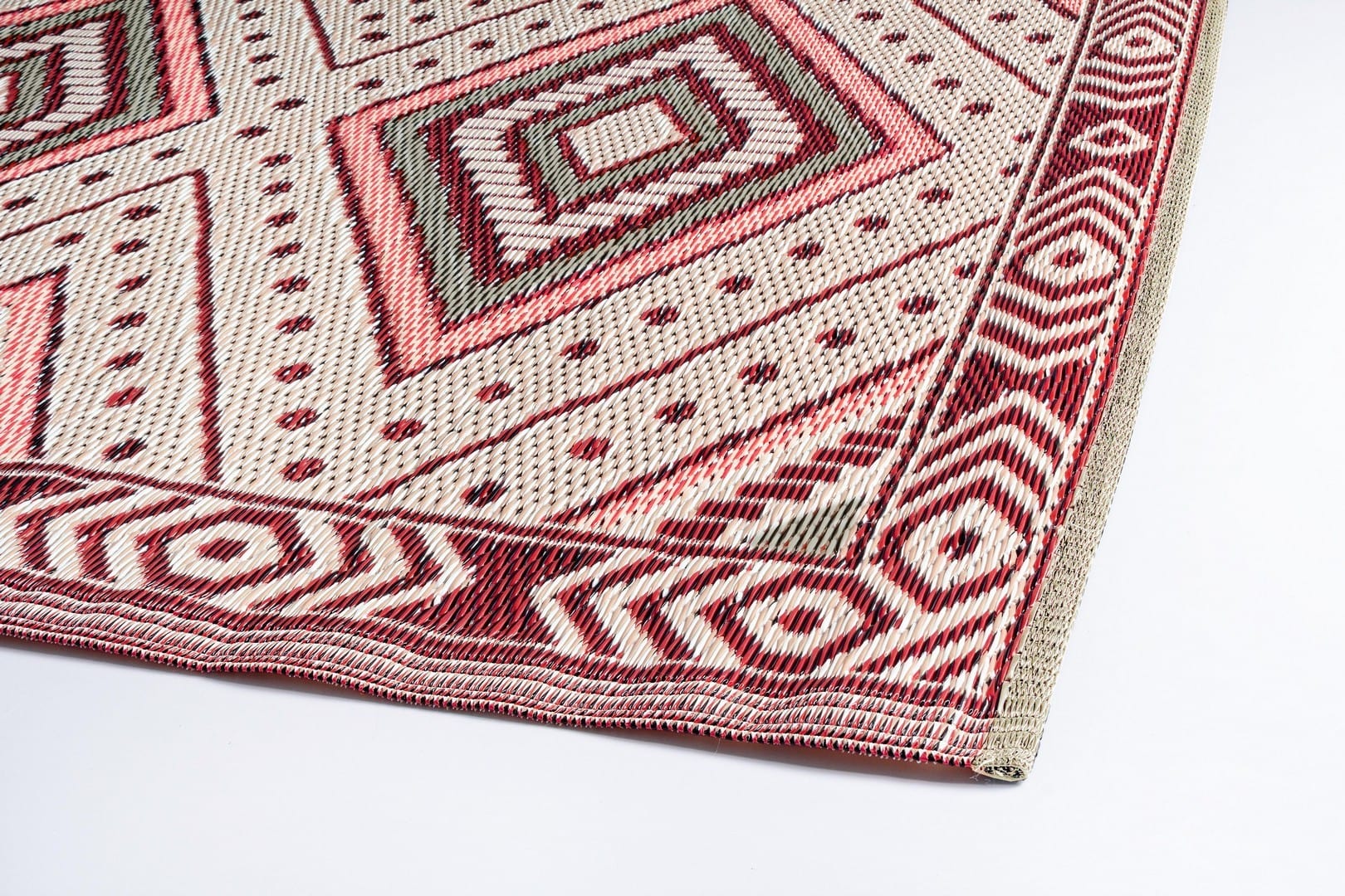 Bizzotto Tappeto da esterno Ethnic Multicolore, 180 x 120 cm