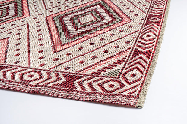 Bizzotto Tappeto da esterno Ethnic Multicolore, 180 x 120 cm