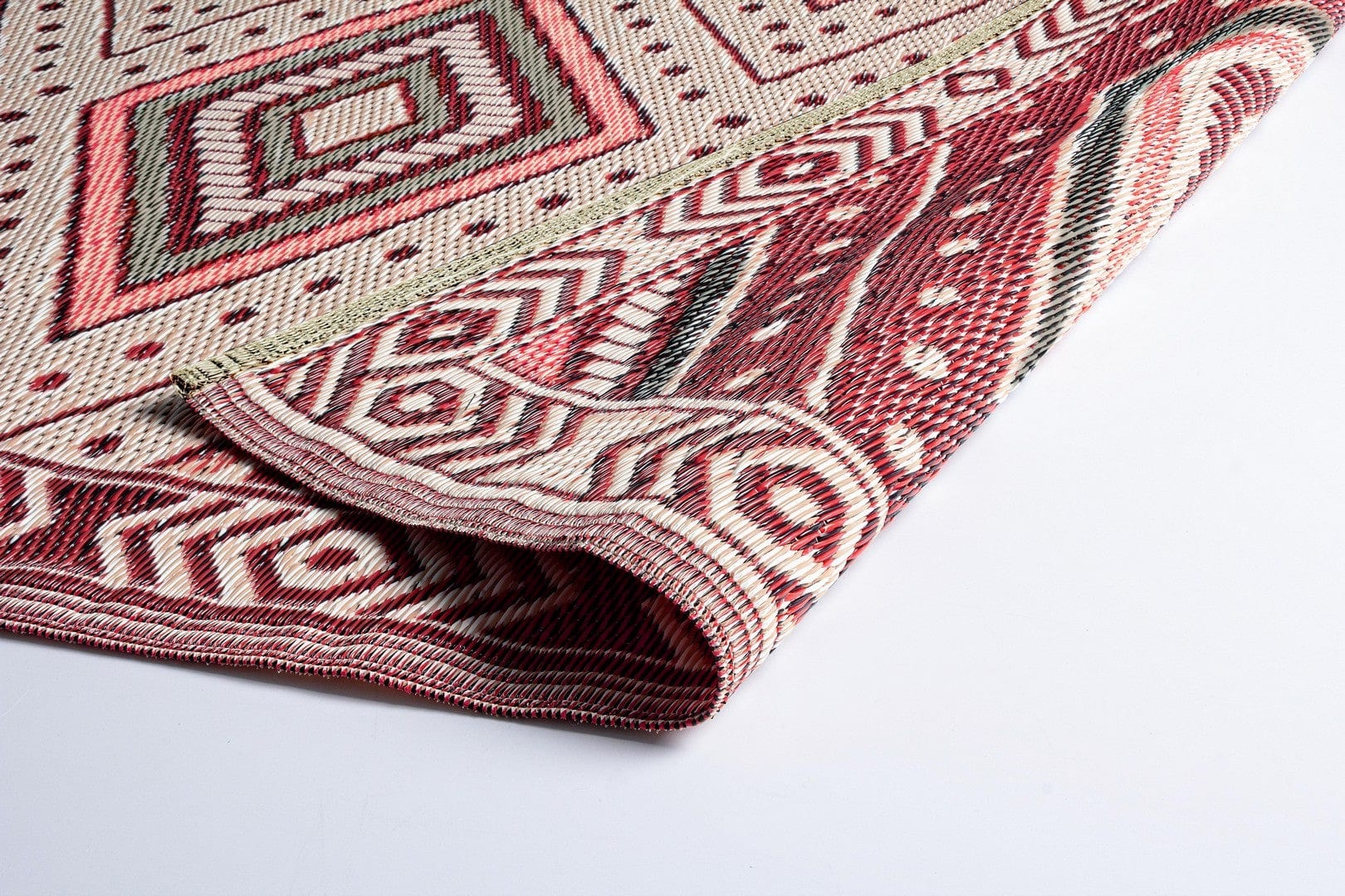 Bizzotto Tappeto da esterno Ethnic Multicolore, 180 x 120 cm