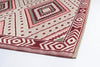 Bizzotto Tappeto da esterno Ethnic Multicolore, 180 x 120 cm