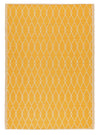 Bizzotto Tappeto da esterno Halima Giallo, 230 x 160 cm