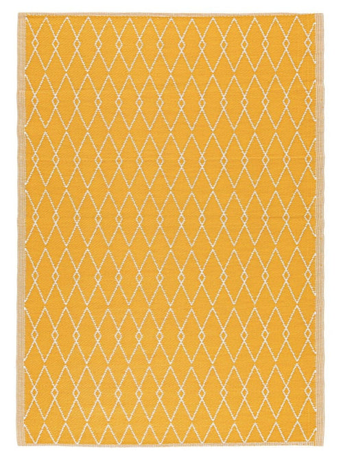 Bizzotto Tappeto da esterno Halima Giallo, 230 x 160 cm