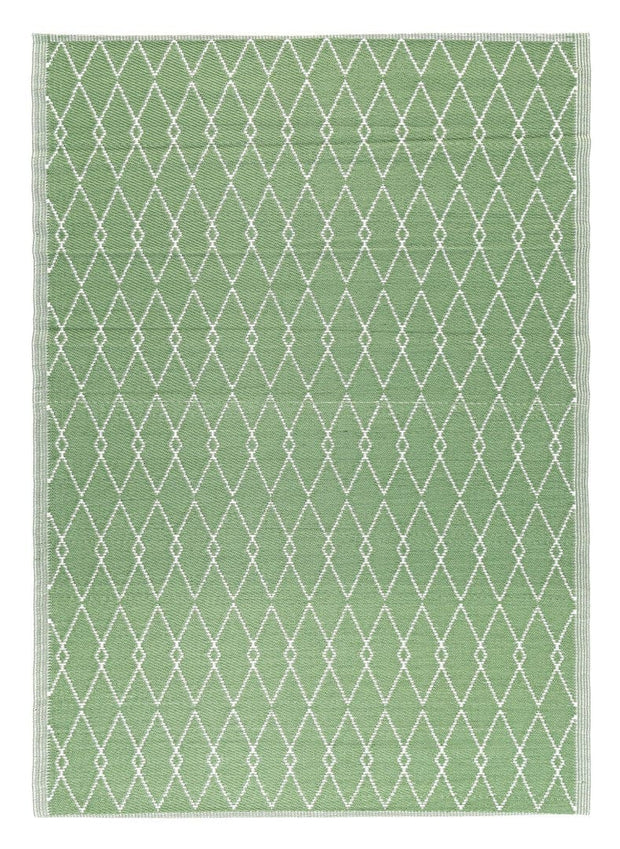 Bizzotto Tappeto da esterno Halima Verde, 230 x 160 cm