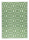 Bizzotto Tappeto da esterno Halima Verde, 230 x 160 cm