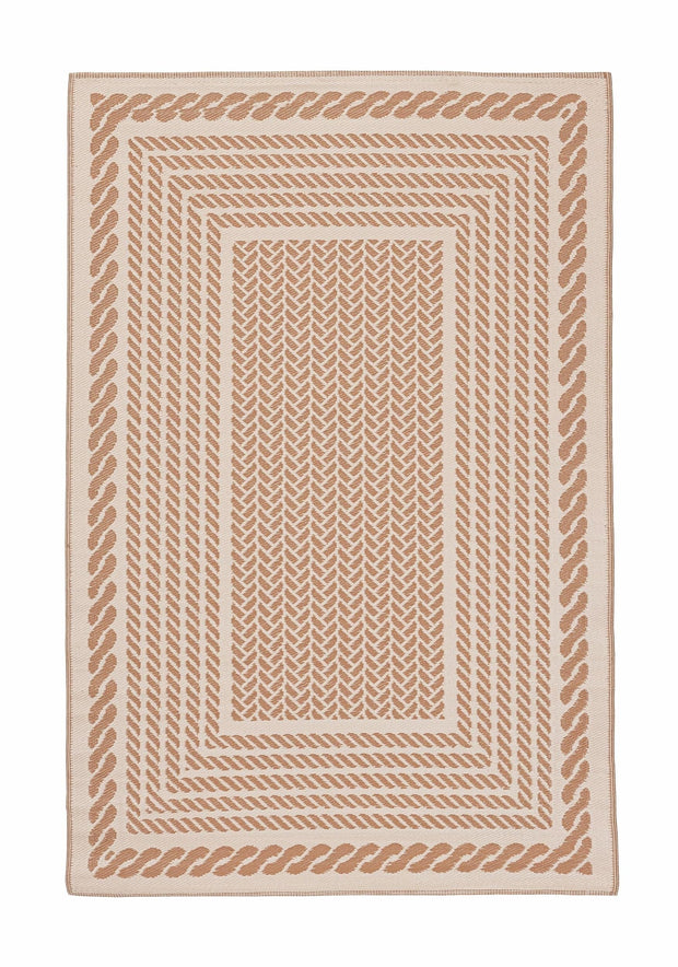 Bizzotto Tappeto da esterno Kashan Beige