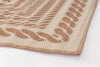 Bizzotto Tappeto da esterno Kashan Beige