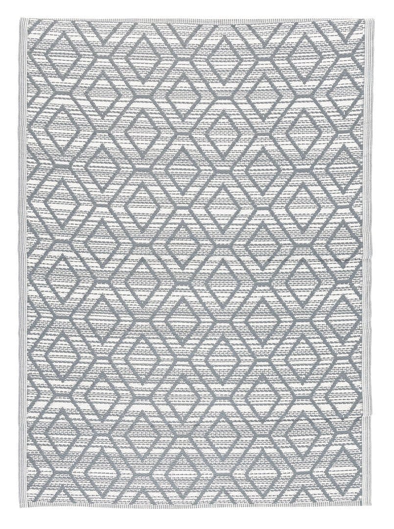 Bizzotto Tappeto da esterno Kenan Grigio, 230 x 160 cm
