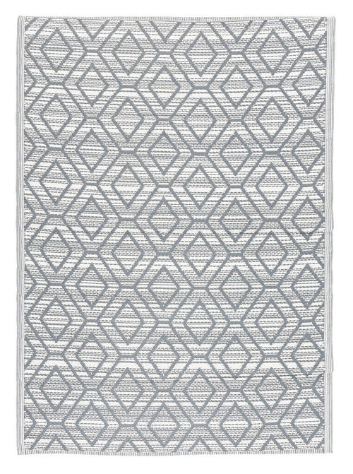Bizzotto Tappeto da esterno Kenan Grigio, 230 x 160 cm