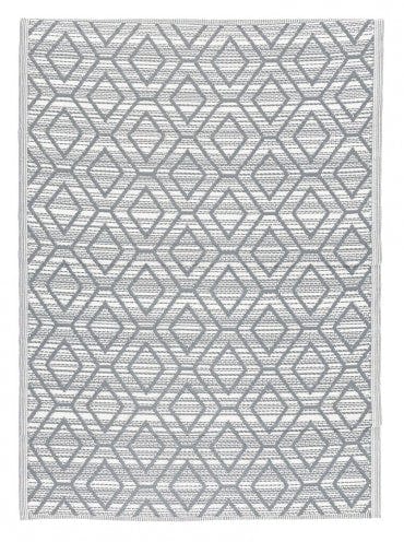 Bizzotto Tappeto da esterno Kenan Grigio, 230 x 160 cm