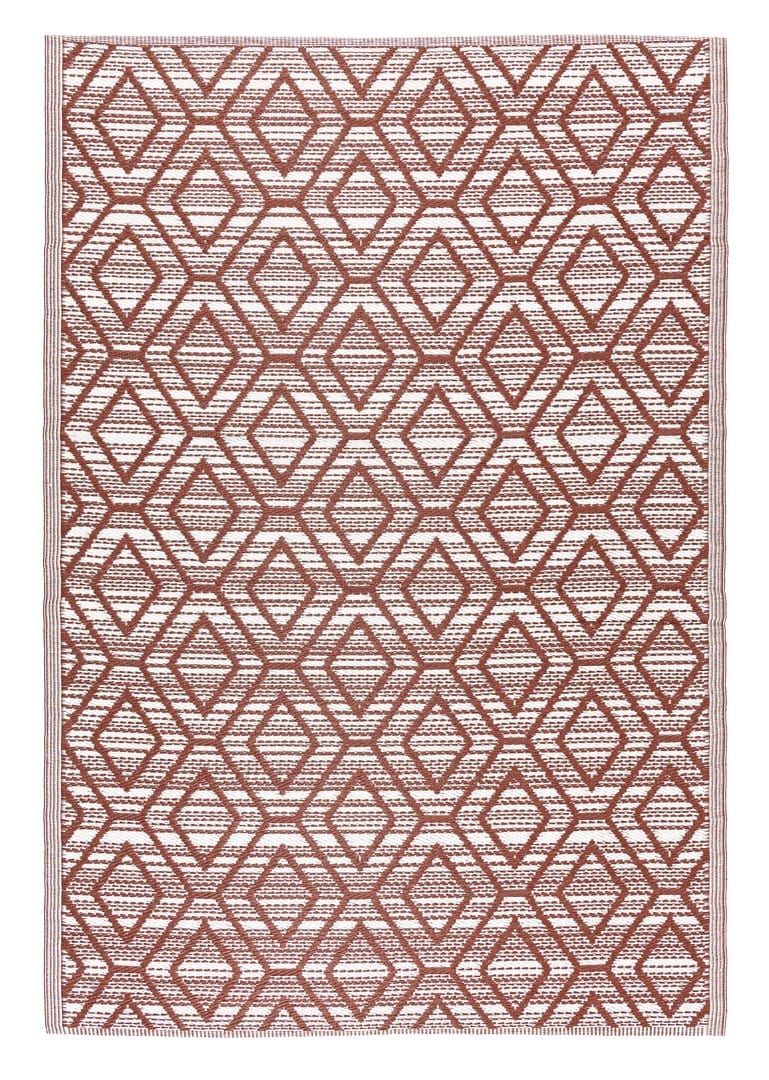 Bizzotto Tappeto da esterno Kenan Ruggine, 230 x 160 cm