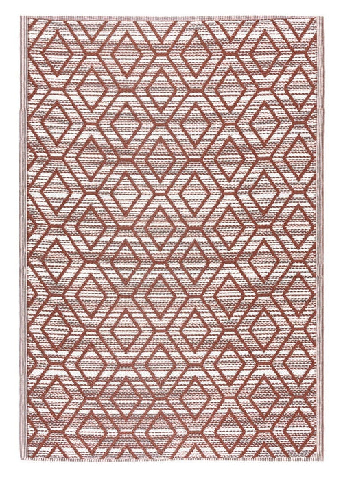 Bizzotto Tappeto da esterno Kenan Ruggine, 230 x 160 cm