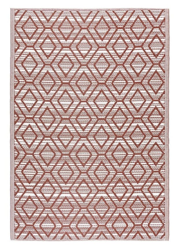 Bizzotto Tappeto da esterno Kenan Ruggine, 230 x 160 cm