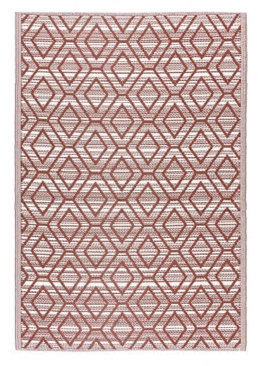 Bizzotto Tappeto da esterno Kenan Ruggine, 230 x 160 cm