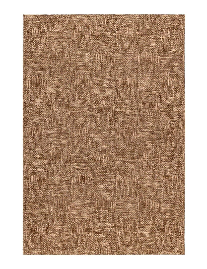 Bizzotto Tappeto da esterno Lune Marrone, 230 x 160 cm