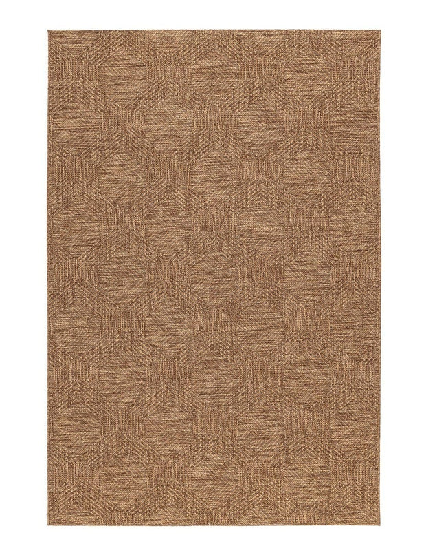 Bizzotto Tappeto da esterno Lune Marrone, 230 x 160 cm