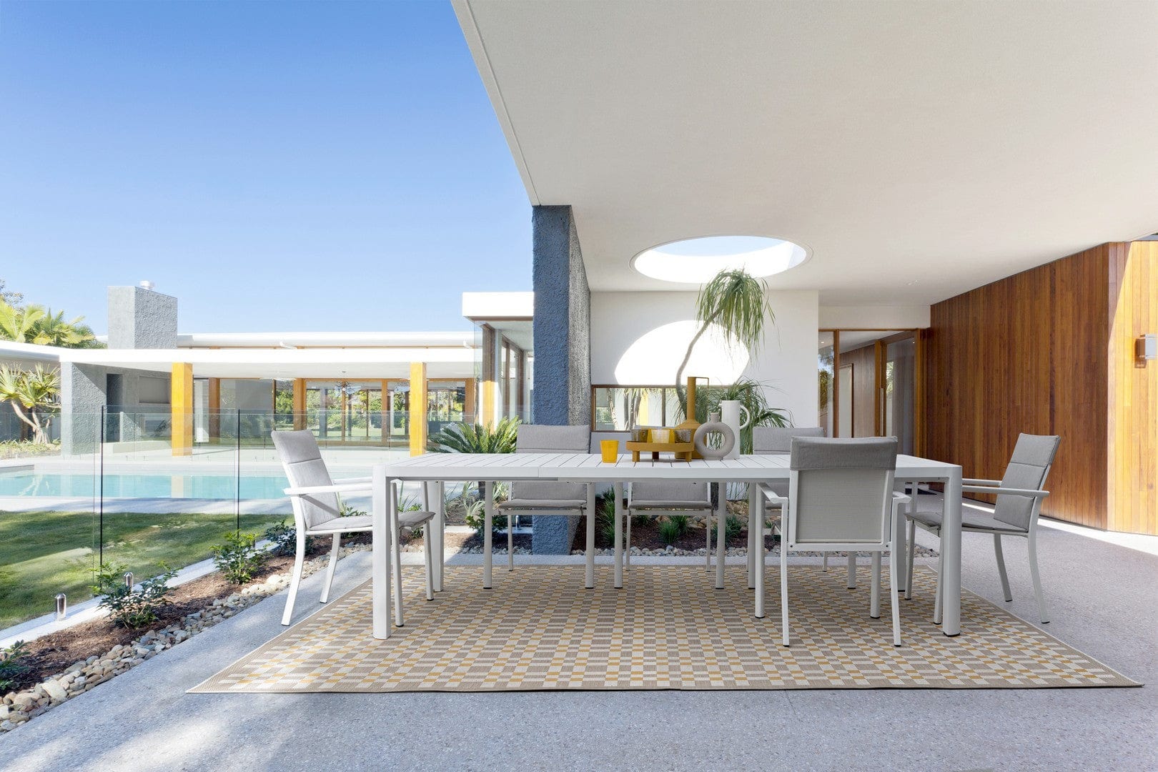 Bizzotto Tappeto da esterno Marcel Beige, 230 x 160 cm