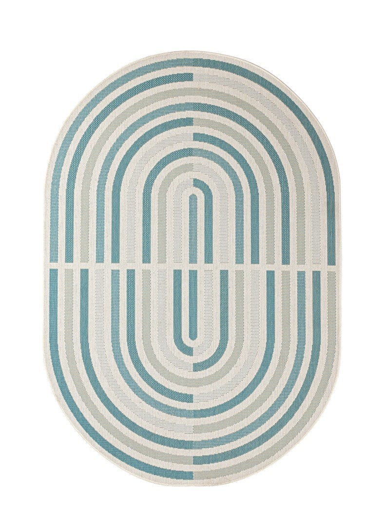 Bizzotto Tappeto da esterno Nour Verde, 229 x 160 cm