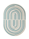 Bizzotto Tappeto da esterno Nour Verde, 229 x 160 cm