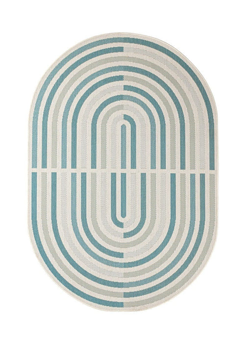 Bizzotto Tappeto da esterno Nour Verde, 229 x 160 cm