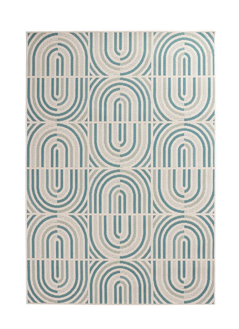 Bizzotto Tappeto da esterno Nour Verde, 230 x 160 cm