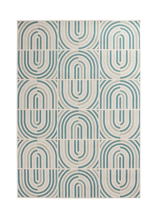 Bizzotto Tappeto da esterno Nour Verde, 230 x 160 cm