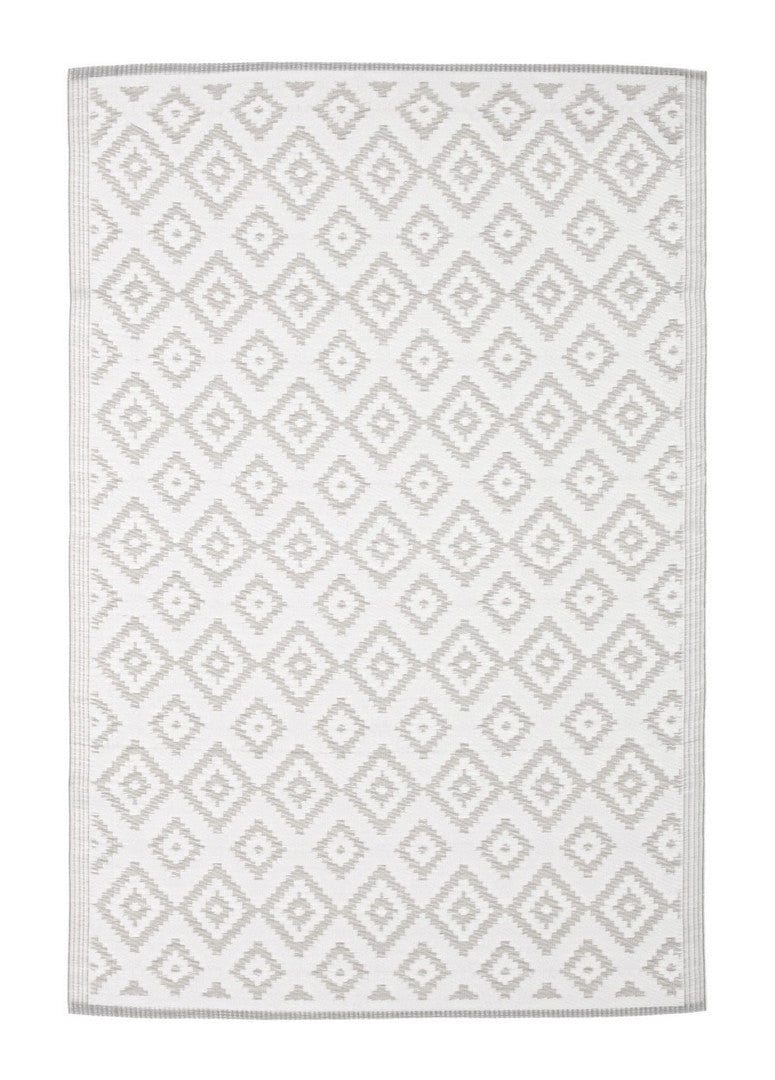 Bizzotto Tappeto da esterno Palau Grigio, 180 x 120 cm