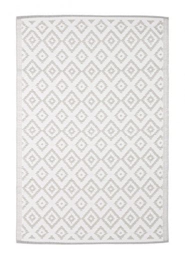 Bizzotto Tappeto da esterno Palau Grigio, 180 x 120 cm