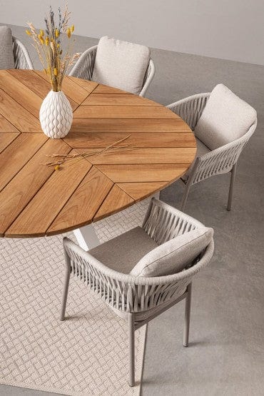 Bizzotto Tappeto da esterno Rhea Beige, 230 x 160 cm