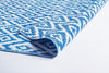 Bizzotto Tappeto da esterno Rhombus Blu, 180 x 120 cm