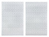 Bizzotto Tappeto da esterno Rhombus Grigio, 180 x 120 cm