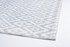 Bizzotto Tappeto da esterno Rhombus Grigio, 180 x 120 cm