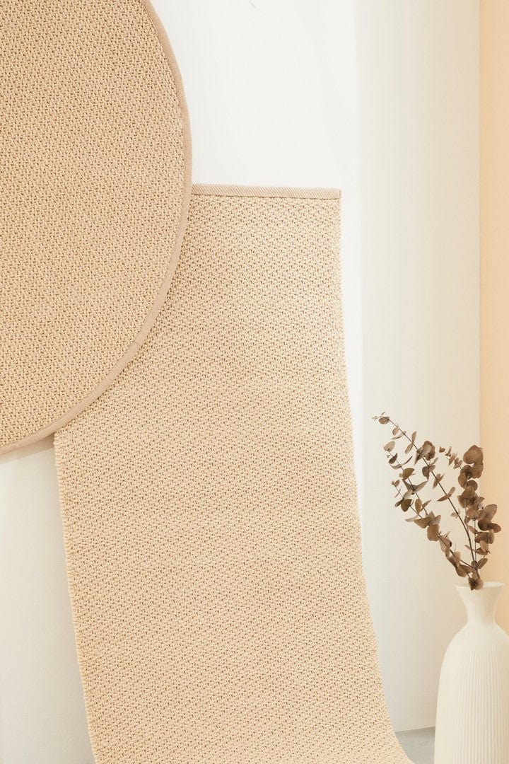 Bizzotto Tappeto da esterno Savan Beige, Ø200 cm