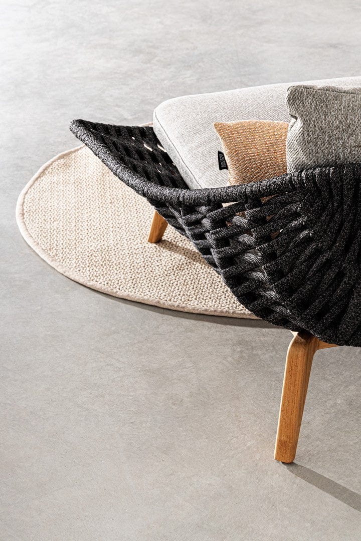 Bizzotto Tappeto da esterno Savan Beige, Ø200 cm