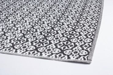 Bizzotto Tappeto da esterno Tirrenia Bianco e Nero