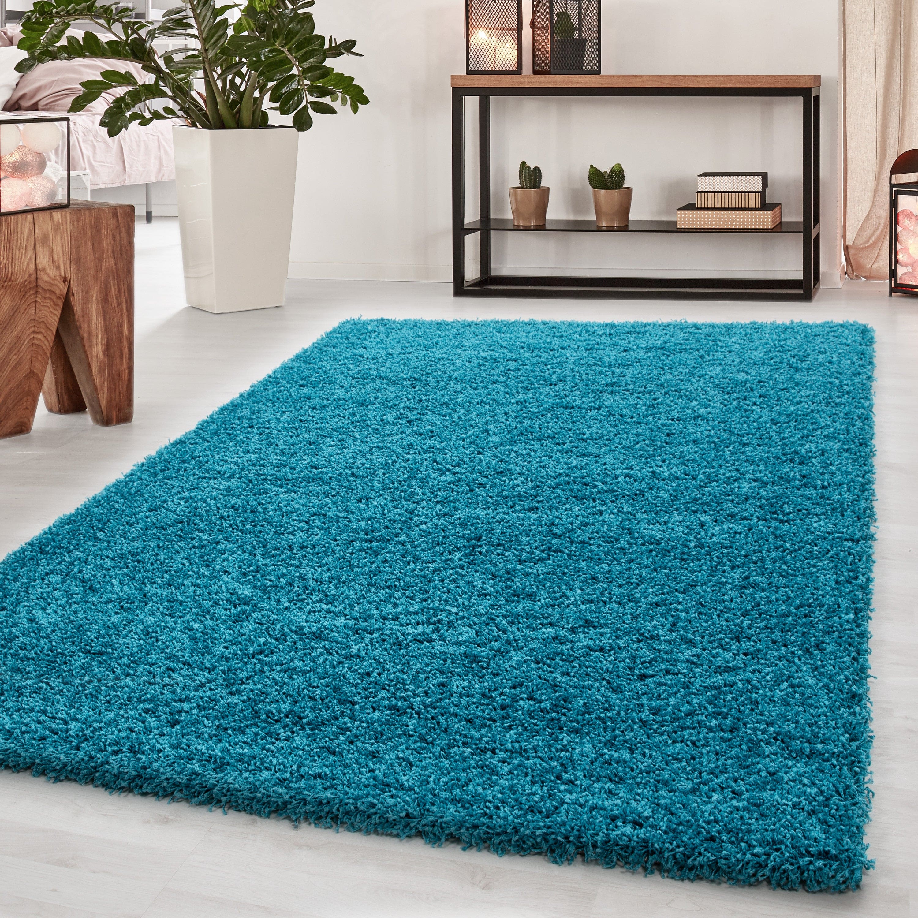 Tappeto Dream 4000 Unicolor Turchese (1)