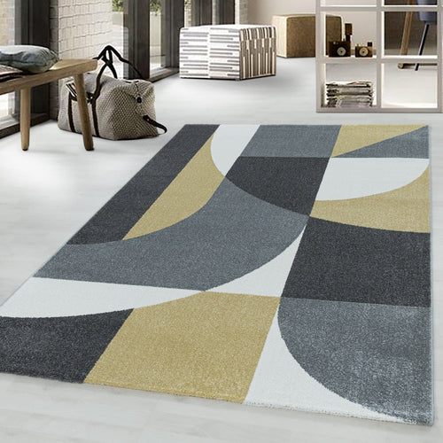 Tappeto Efor 3711 Geometric Giallo (1)
