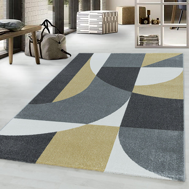 Tappeto Efor 3711 Geometric Giallo (1)