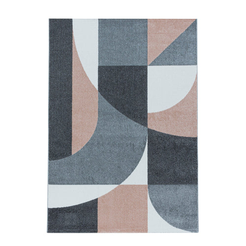 Tappeto Efor 3711 Geometric Rosa & AYYTPCH-EFOR3711ROSE & AYYTPCH-EFOR3711ROSE
