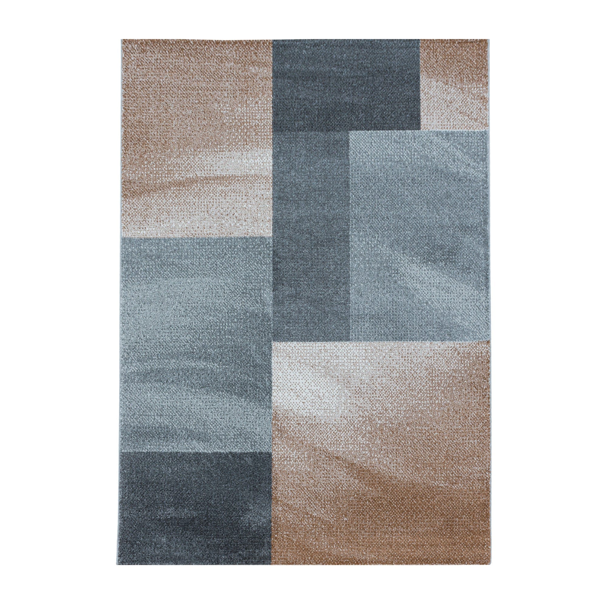 Tappeto Efor 3712 Abstract Checkered Rame & AYYTPCH-EFOR3712COPPER & AYYTPCH-EFOR3712COPPER