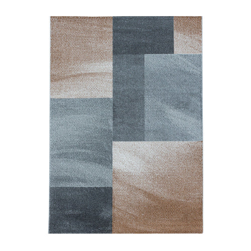 Tappeto Efor 3712 Abstract Checkered Rame & AYYTPCH-EFOR3712COPPER & AYYTPCH-EFOR3712COPPER