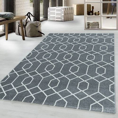Tappeto Efor 3713 Geometric Grigio (1)