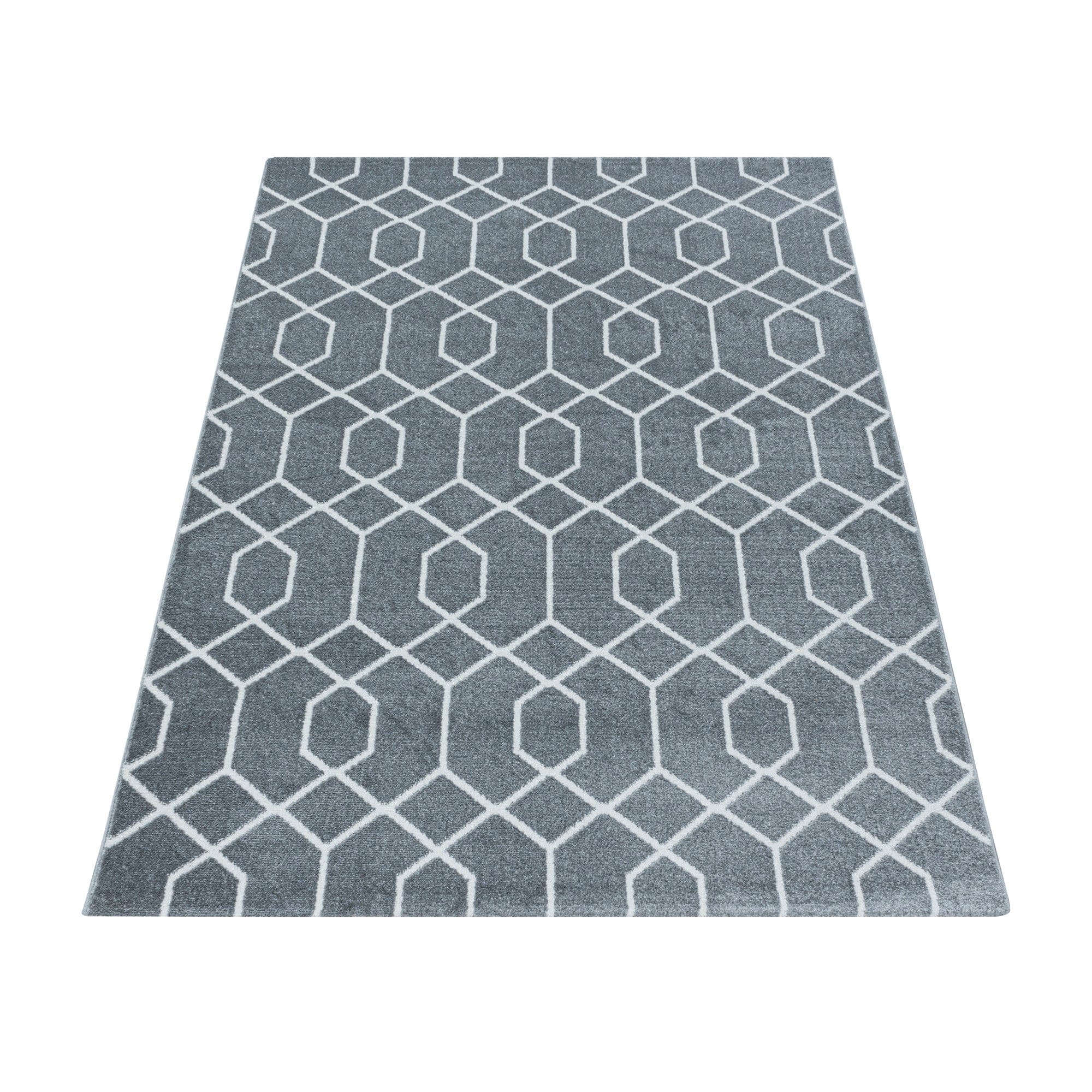 Tappeto Efor 3713 Geometric Grigio (2)